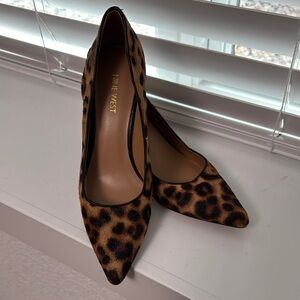 Nine West Brown and Black Leopard Print Heels